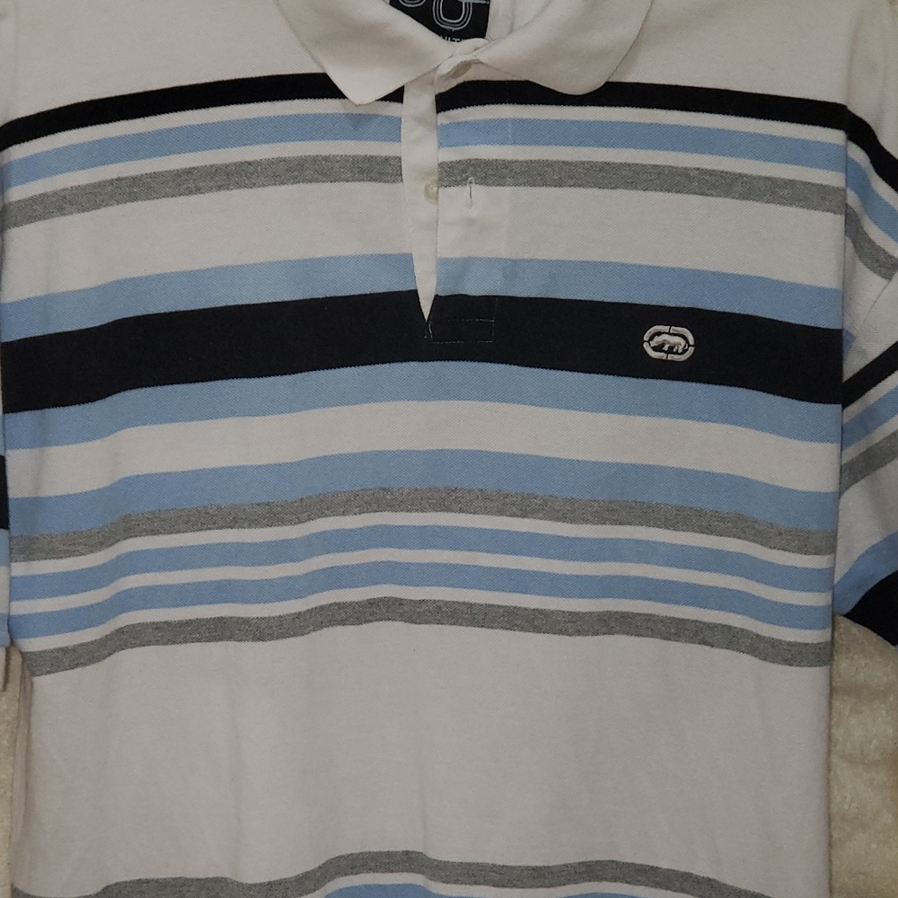 Ecko Unltd XL striped Polo